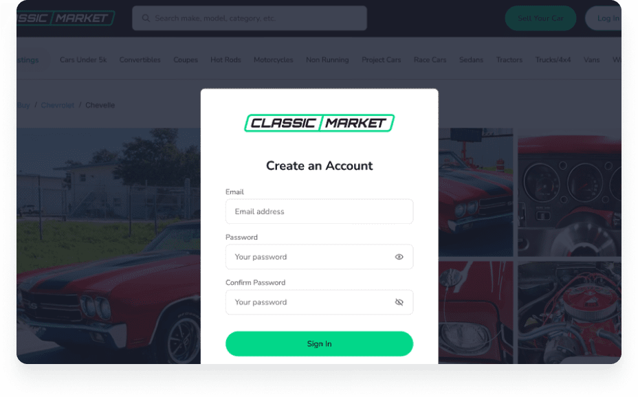 Create an account
